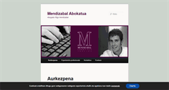Desktop Screenshot of mendizabalabokatua.com